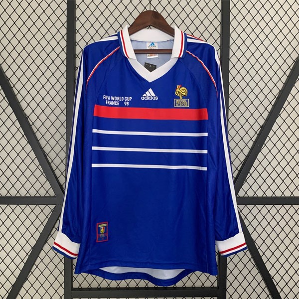 Tailandia Camiseta Francia 1ª ML Retro 1998